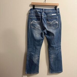 Cowgirl Tuff Hippie Re-Run Medium Rise Western Riding Low Stretch Bootcut‎ Jean